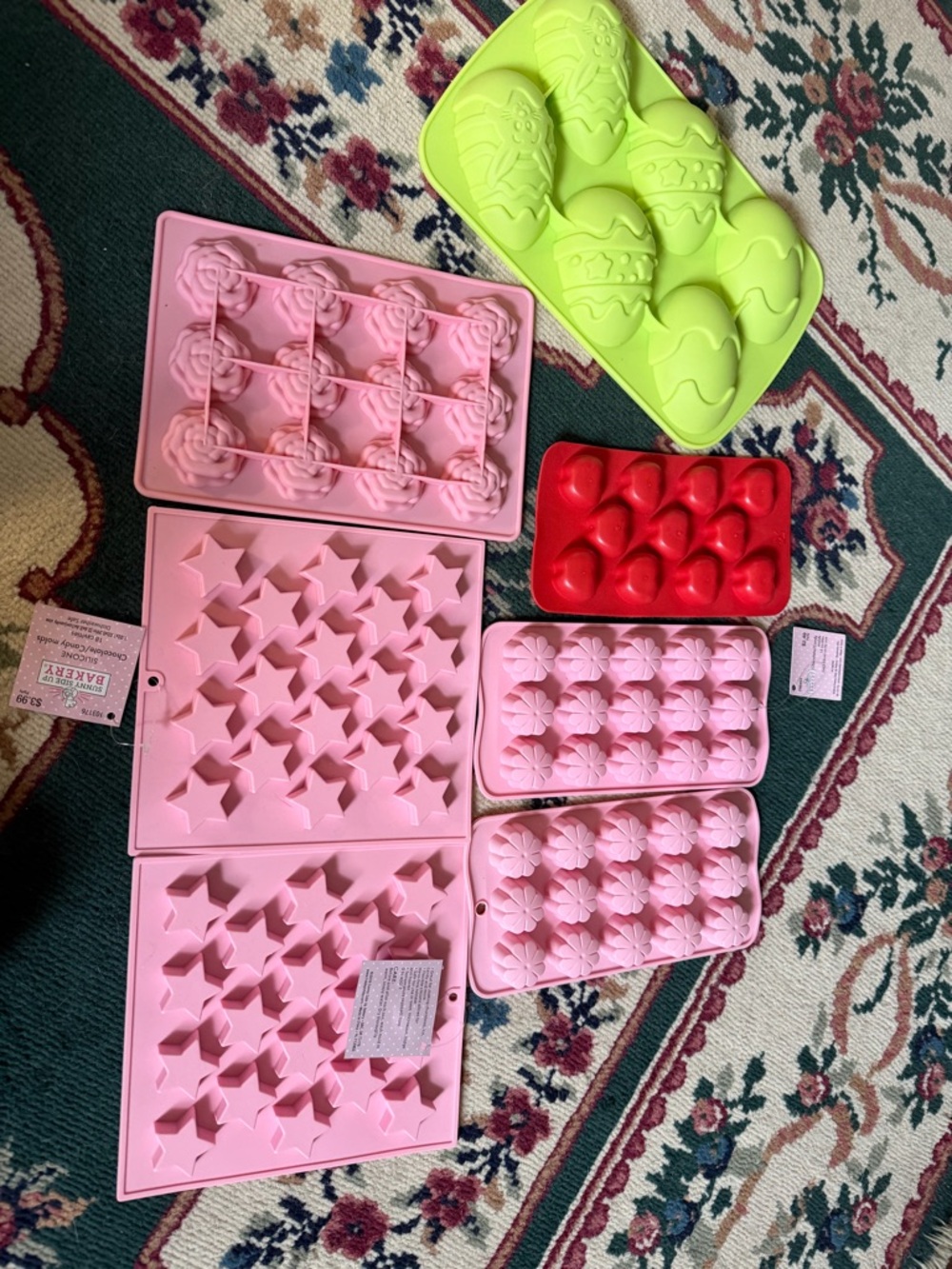 Mix of soap silicon molds